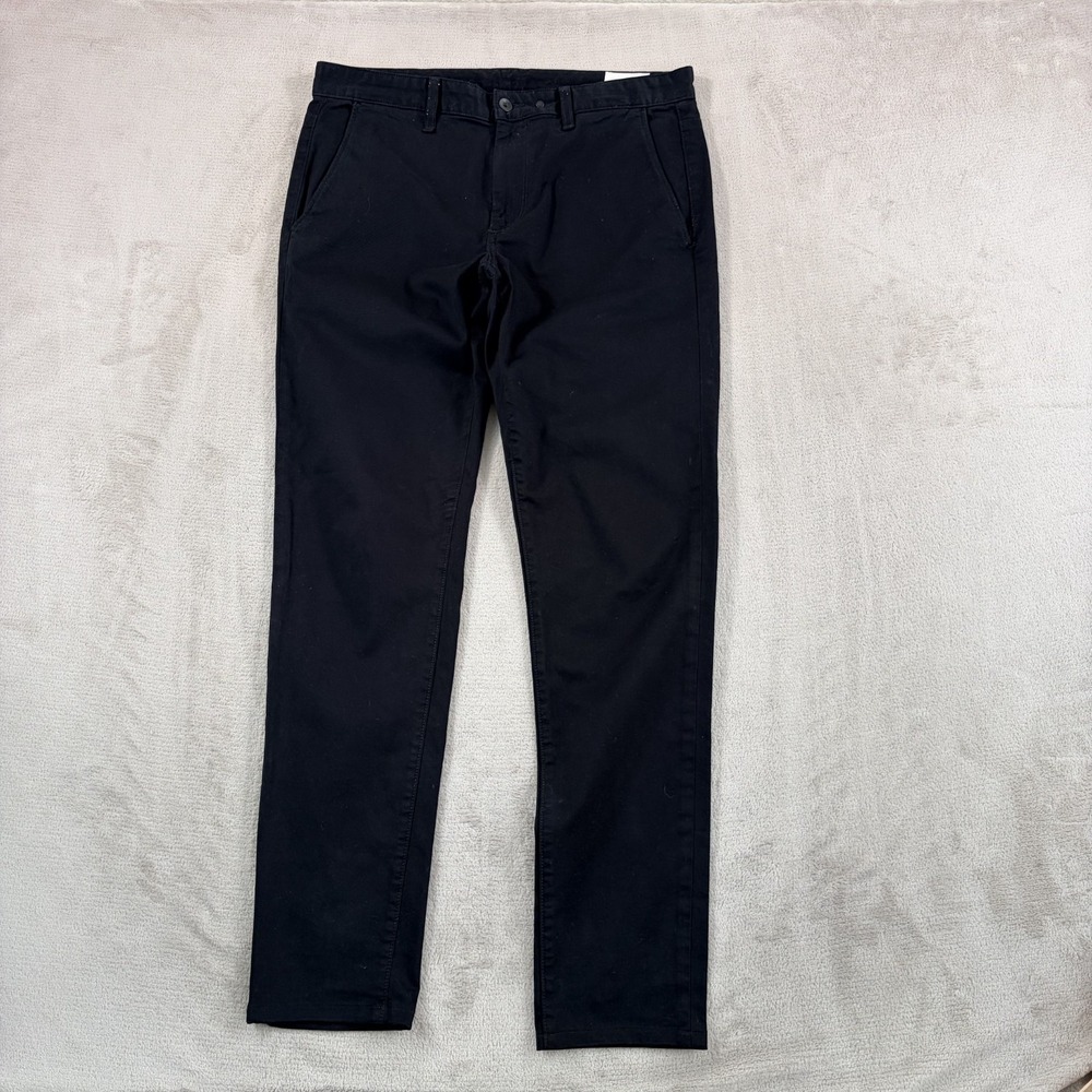 Rag & Bone Fit 1 Chino Trouser Pants in Black Men 34x32 Made in USA $225
